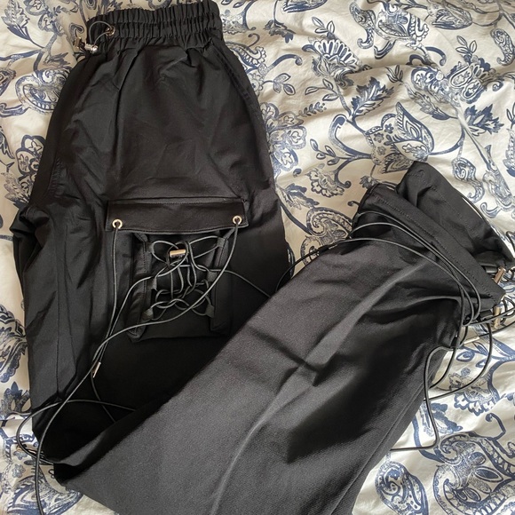 MANIERE DE VOIR CARGO PANTS WITH BUNGEE CORD - Picture 2 of 2